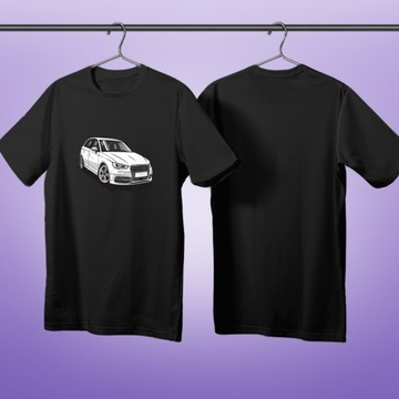 Koszulka Męska Z Nadrukiem Bawełniany T-shirt Na Prezent Auto Audi A3 XL