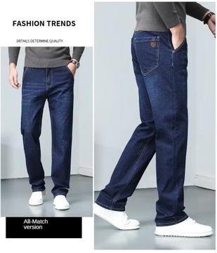 Jeans For Men's Straight Business Casual Pants Reg