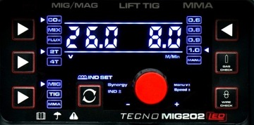 PÓŁAUTOMAT SPAWALNICZY IDEAL TECNO MIG 202 TIG MMA