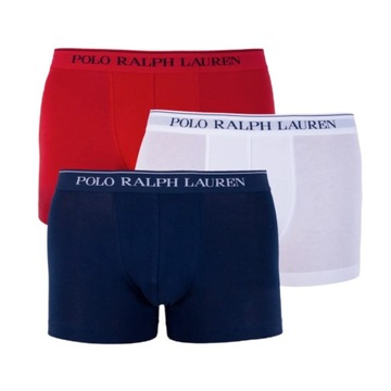 POLO RALPH LAUREN BOKSERKI MĘSKIE 3-PACK TRUNK M