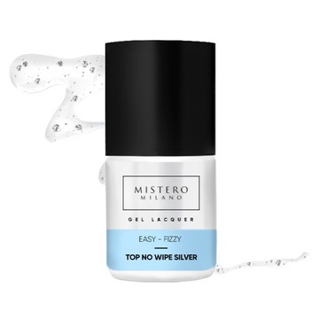 TOP NO WIPE EASY-FIZZY Silver Mistero Milano 12ml