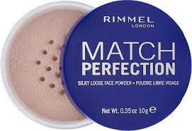 Rimmel Match Perfection Sypki Transparentny Puder 001