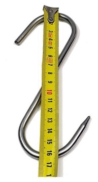 HAKI WĘDZARNICZE 160/6mm 10szt. HAK DO WĘDZENIA
