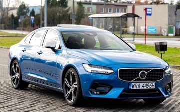 Volvo S90 II Sedan 2.0 D5 235KM 2017 Volvo S90 D5 AWD R-Design Poles Aktywny Tempomat Nvigacaj Podgrzewana Kier, zdjęcie 9