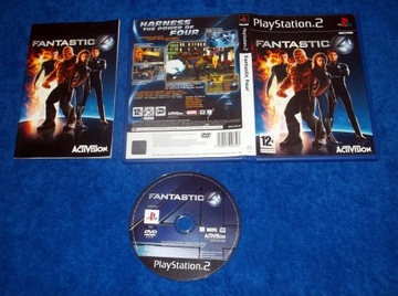 FANTASTIC FOUR PS2 PLAYSTATION 2 PREMIEROWA 3 x ANG FANTASTYCZNA CZWÓRKA 4