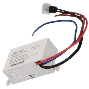 Czujnik zmierzchu 230V 500W 5-50lux sonda Orno OR-CR-227
