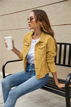 Women's Denim Jackets Fashion Female Casual Long S