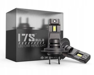 ŻARÓWKI LED H7 +800% BARDZO MOCNE 6500K 1:1 CANBUS HOMOLOGACJA E11