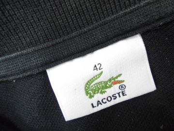 40-42 LACOSTE CZARNA KOSZULKA POLO BEZ RĘKAWÓW Z560