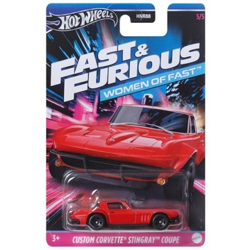HRW40 HOT WHEELS FAST & FURIOUS WOMEN CUSTOM CORVETTE