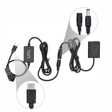 Кабель PD USB Type-C для фиктивной батареи постоянного тока NP-FW50