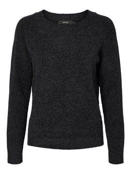 Vero Moda Sweter 10201022 Czarny Regular Fit