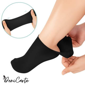 Силиконовые регенерирующие носки для сухих пяток, черные