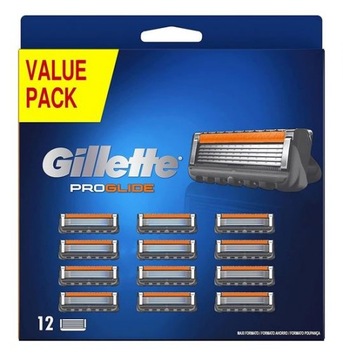 Gillette Proglide Fusion 5 ostrza wkłady wymienne do maszynki 12 szt