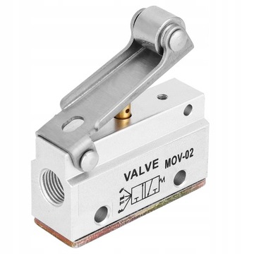 MOV-02 G1/8 GWINT DŹWIGNIA ROLKI PNEUMATYCZNY