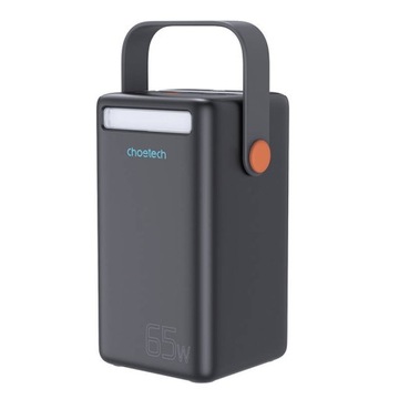 Choetech Mini stacja zasilania, powerbank Choetech B664 50000mAh 65W (czarn