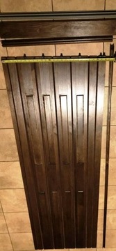 Массивные деревянные складные двери, размеры, цвет