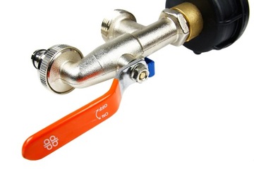 Гайка IBC, кран, клапан MAUSER 2 x 3/4, соединение, РАСПРЕДЕЛИТЕЛЬ, бак 1000 л