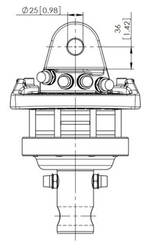 Ротатор Baltrotors GR46 4.5T HDS Fassi TURNABLE