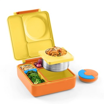 OmieBox - Lunchbox z termosem i przegródkami, Sunshine
