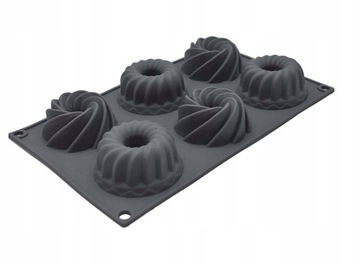 Forma silikonowa do pieczenia Babeczek Muffinek 6