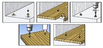 Штифты для сборки лестницы - ступени - Акция :)