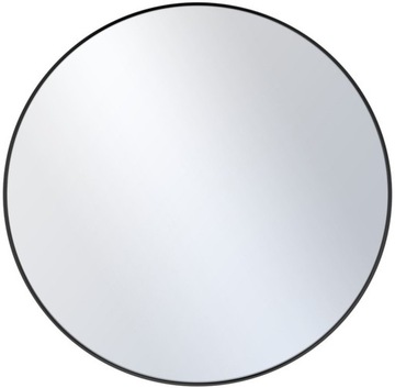 LUSTRO 70 CM OKRĄGŁE CZARNE ARS LONGA LOFT
