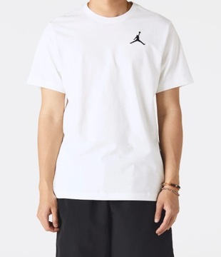 Koszulka męska T-shirt Nike Air Jordan Logo Jumpman Biała (DC7485-100) M