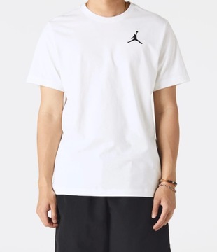 Koszulka męska T-shirt Nike Air Jordan Logo Jumpman Crew Biała XL