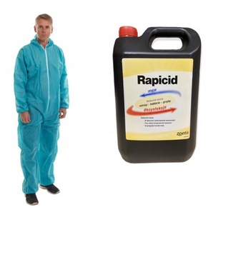 Rapicid 5l- dezynfekcja+ kombinezon ochronny