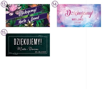 Прямоугольные наклейки для торта «Спасибо, мед»