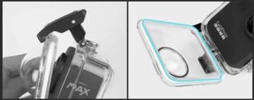 Водонепроницаемый ЗАЩИТНЫЙ КОРПУС ДЛЯ ПОГРУЖЕНИЙ НА ГЛУБИНУ 40 М ДЛЯ GOPRO MAX