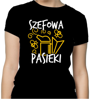 Prezent KOSZULKA SZEFOWA PASIEKI żółta czarna XXL