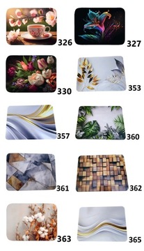 Матовая ламинированная прокладка для стола, очень большой выбор дизайнов