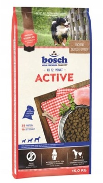 BOSCH ADULT Karma dla aktywnych psów ACTIVE 15 KG