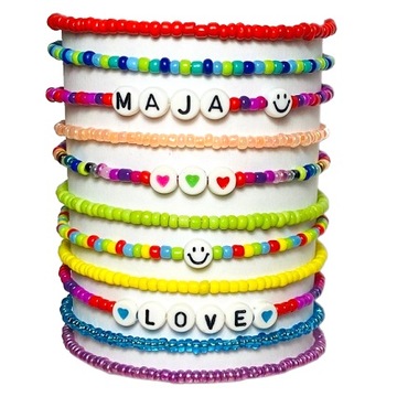 НАБОР ДЛЯ ИЗГОТОВЛЕНИЯ БУКВ БРАСЛЕТОВ из БУСИН