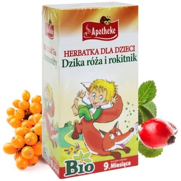 APOTHEKE HERBATKA DLA DZIECI DZIKA RÓŻA ROKITNIK