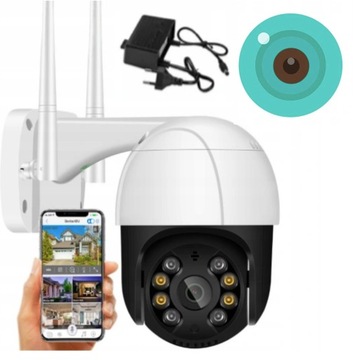 BEZPRZEWODOWA KAMERA OBROTOWA ZEWNĘTRZNA WIFI IP – SYSTEM MONITORINGU