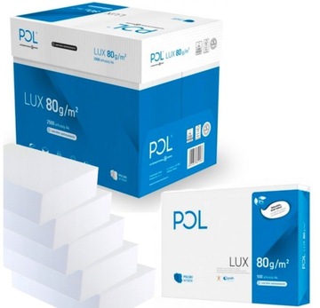 PAPIER KSERO biurowy A4 do drukarki 5 RYZ 2500 kartek karton POLLUX