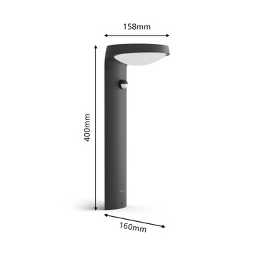 Lampa solarna LED Philips Tyla czujnik światła