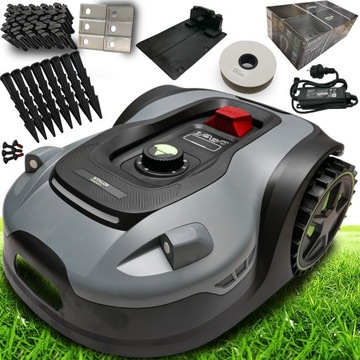 STALCO ROBOT KOSZĄCY INTELIGENTNY KOSIARKA APLIKACJA RMP1300US 1300m2 MAPA