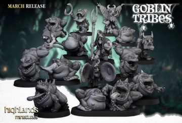 Стадо болотных гоблинов - Отряд Старого Молота Highlands Miniatures