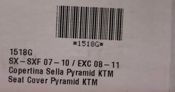 Чехол на сиденье BLACKBIRD KTM EXC 08-11 ЧЕРНАЯ ПИРАМИДА CUBAMOTO