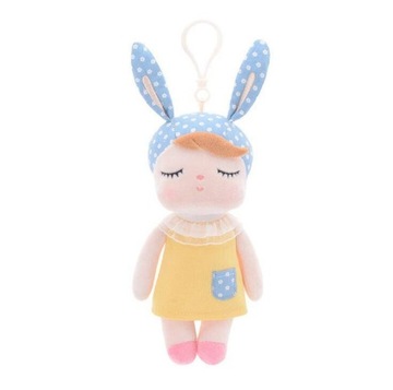 Metoo Mini Lalka z uszkami w żółtej sukience 22cm