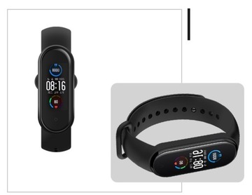 PASEK OPASKA do XIAOMI MI BAND 3/4 ZAMIENNA BAND 3 BAND 4 CZARNA
