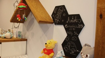 3D НАСТЕННАЯ ПАНЕЛЬ ЧЕРНАЯ ШЕСТИУГОЛЬНАЯ МЕЛОВАЯ ДОСКА