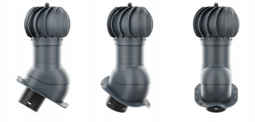 Вращающийся вентиляционный дымоход + соединительная труба