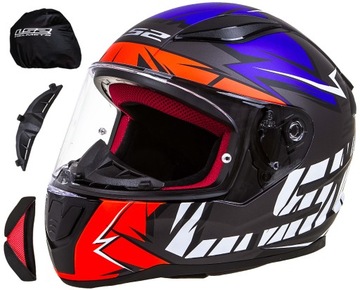 KASK MOTOCYKLOWY LS2 FF353 RAPID CROMO L GRATISY