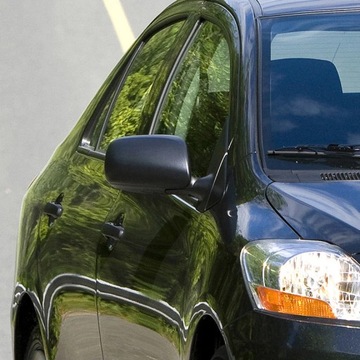Автомобильный зеркальный чехол для Toyota Yaris 2007 2008 2009 2010 2011
