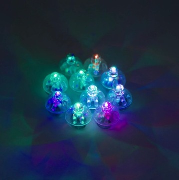 Светодиоды светодиодные для воздушных шаров - разноцветные 10 шт.